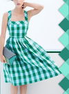 Green Colour Latest fancy Designer Party Casual Wear Western Poli Rayon Digital Print One Pice Collection PURWA 06